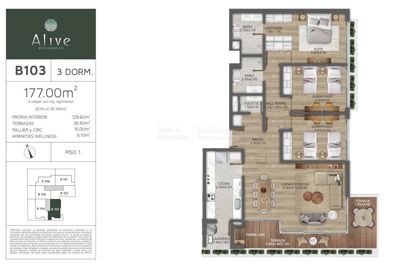 Apartamento en Parques Barrio Jardín, propiedad 285939 -Imagen 11