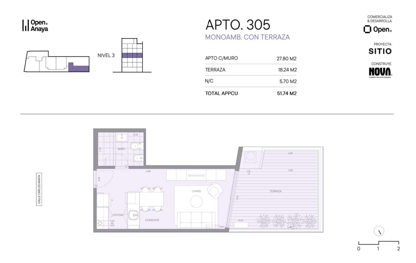 Apartamento en La Blanqueada, propiedad 272683 -Imagen 4