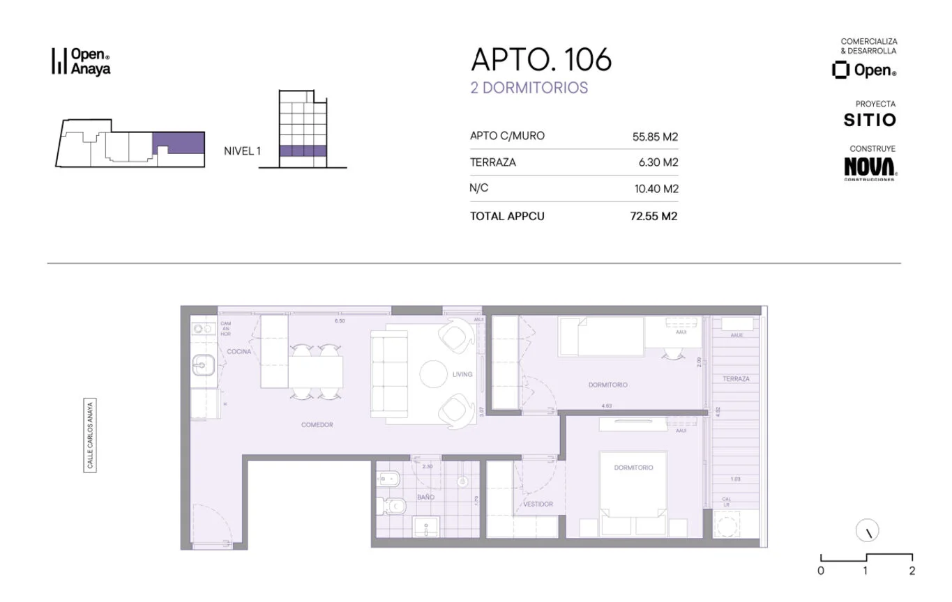 Apartamento en La Blanqueada, propiedad 272685 -Imagen 9