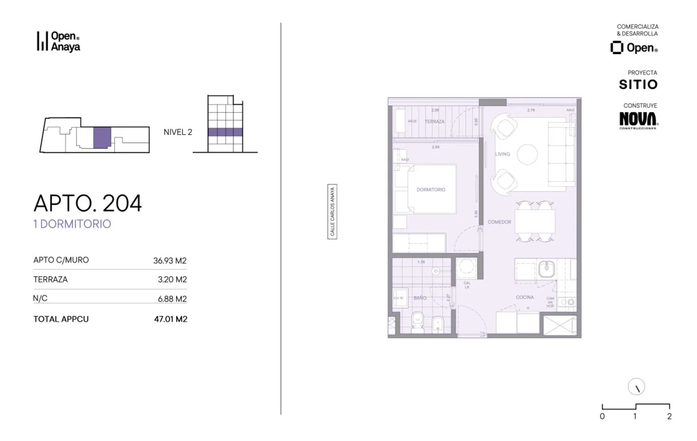Apartamento en La Blanqueada, propiedad 272690 -Imagen 4