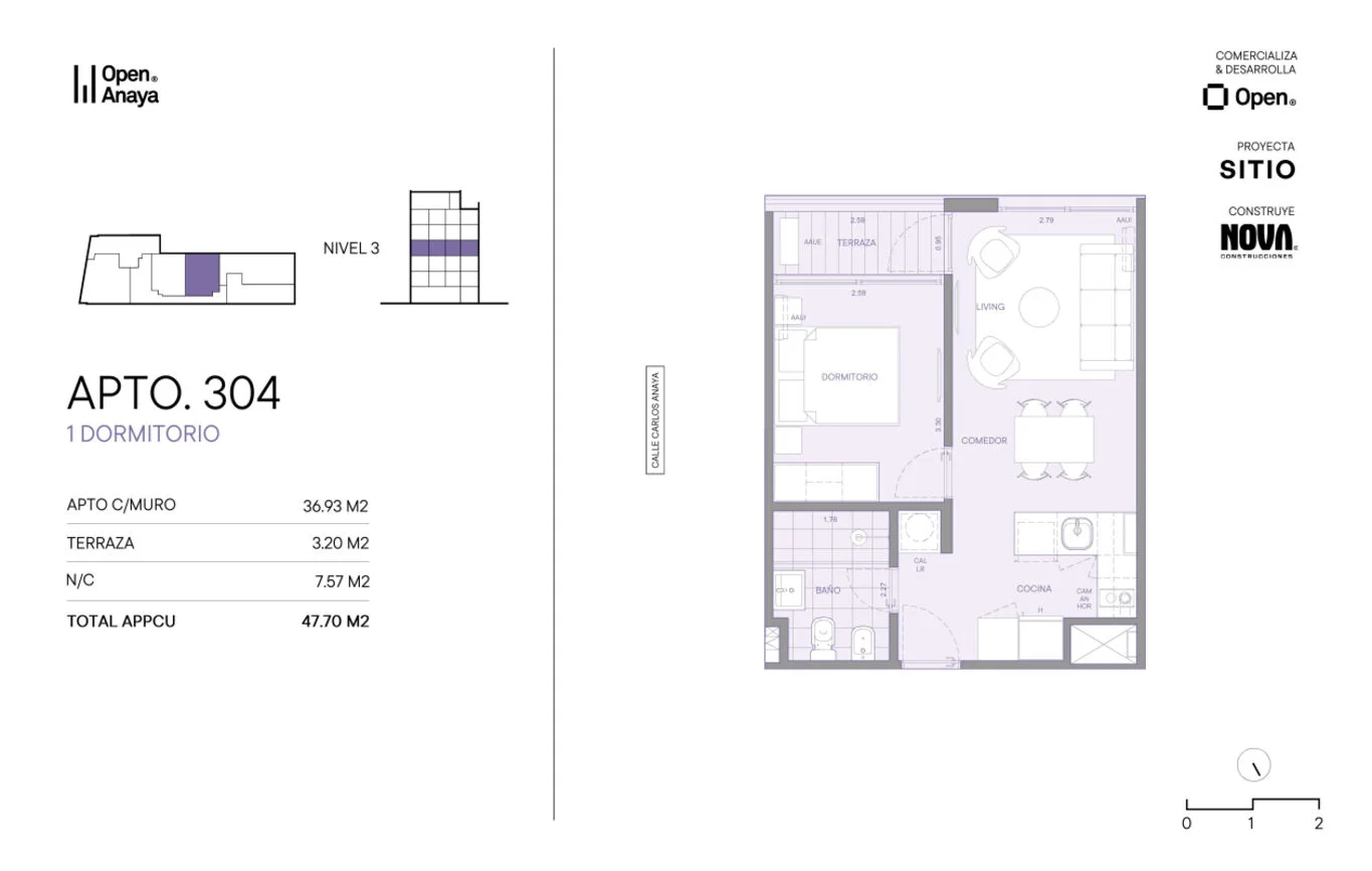 Apartamento en La Blanqueada, propiedad 272691 -Imagen 4