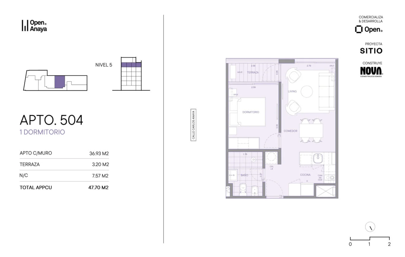 Apartamento en La Blanqueada, propiedad 272692 -Imagen 3
