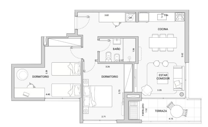 Apartamento en Ciudad de la Costa, propiedad 269872 -Imagen 2