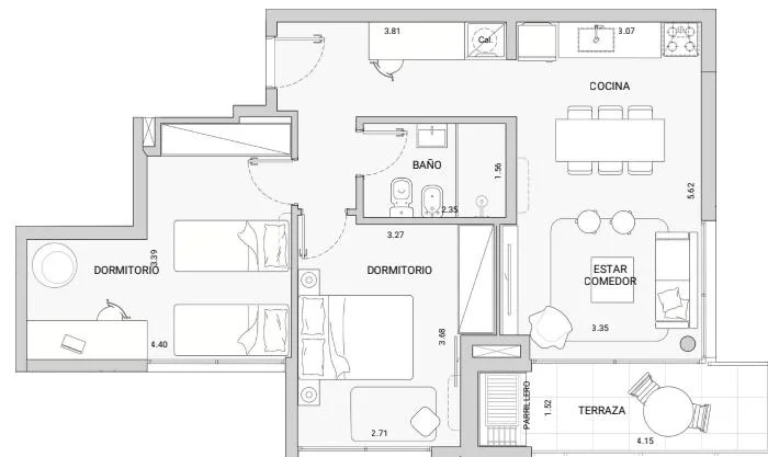 Apartamento en Ciudad de la Costa, propiedad 269886 -Imagen 2