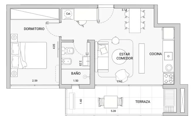 Apartamento en Ciudad de la Costa, propiedad 269960 -Imagen 2