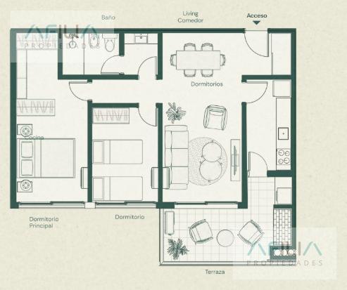 Apartamento en Parque Miramar, propiedad 271711 -Imagen 2