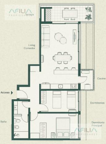 Apartamento en Parque Miramar, propiedad 272112 -Imagen 2