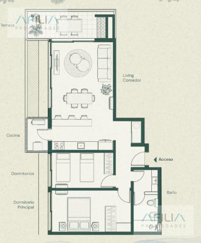 Apartamento en Parque Miramar, propiedad 272123 -Imagen 2