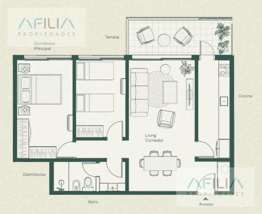 Apartamento en Parque Miramar, propiedad 272124 -Imagen 2