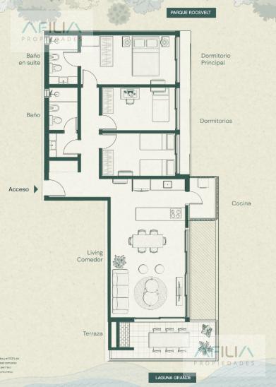 Apartamento en Parque Miramar, propiedad 272461 -Imagen 2