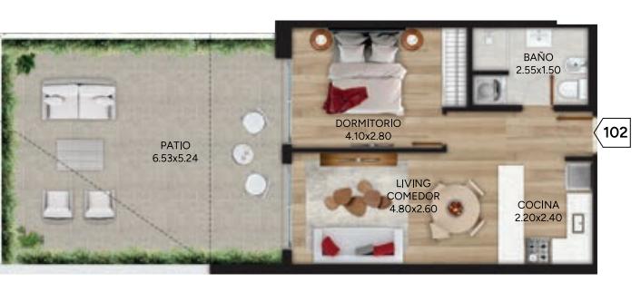 Apartamento en Cordón, propiedad 273341 -Imagen 2