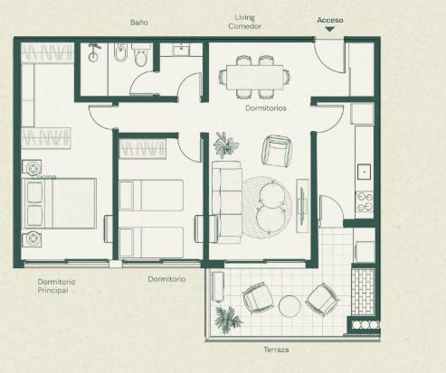 Apartamento en Parque Miramar, propiedad 273990 -Imagen 2