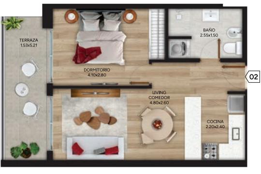 Apartamento en Cordón, propiedad 274155 -Imagen 2
