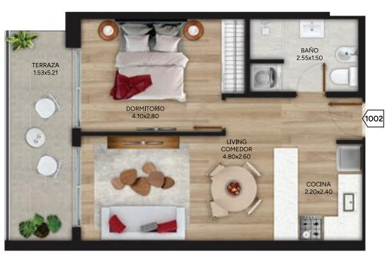 Apartamento en Cordón, propiedad 274156 -Imagen 2
