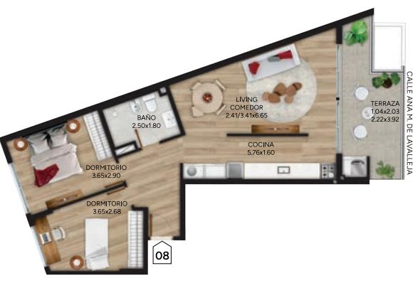 Apartamento en Cordón, propiedad 274194 -Imagen 2