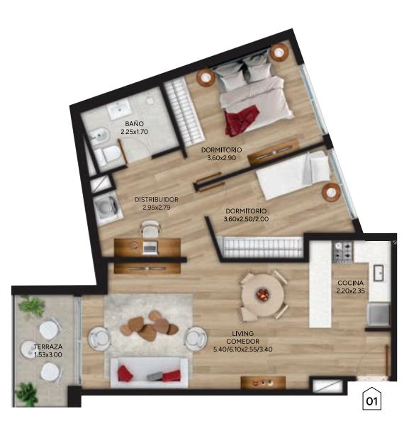 Apartamento en Cordón, propiedad 274496 -Imagen 2