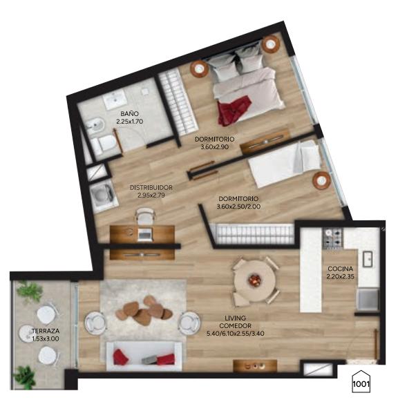 Apartamento en Cordón, propiedad 274500 -Imagen 2