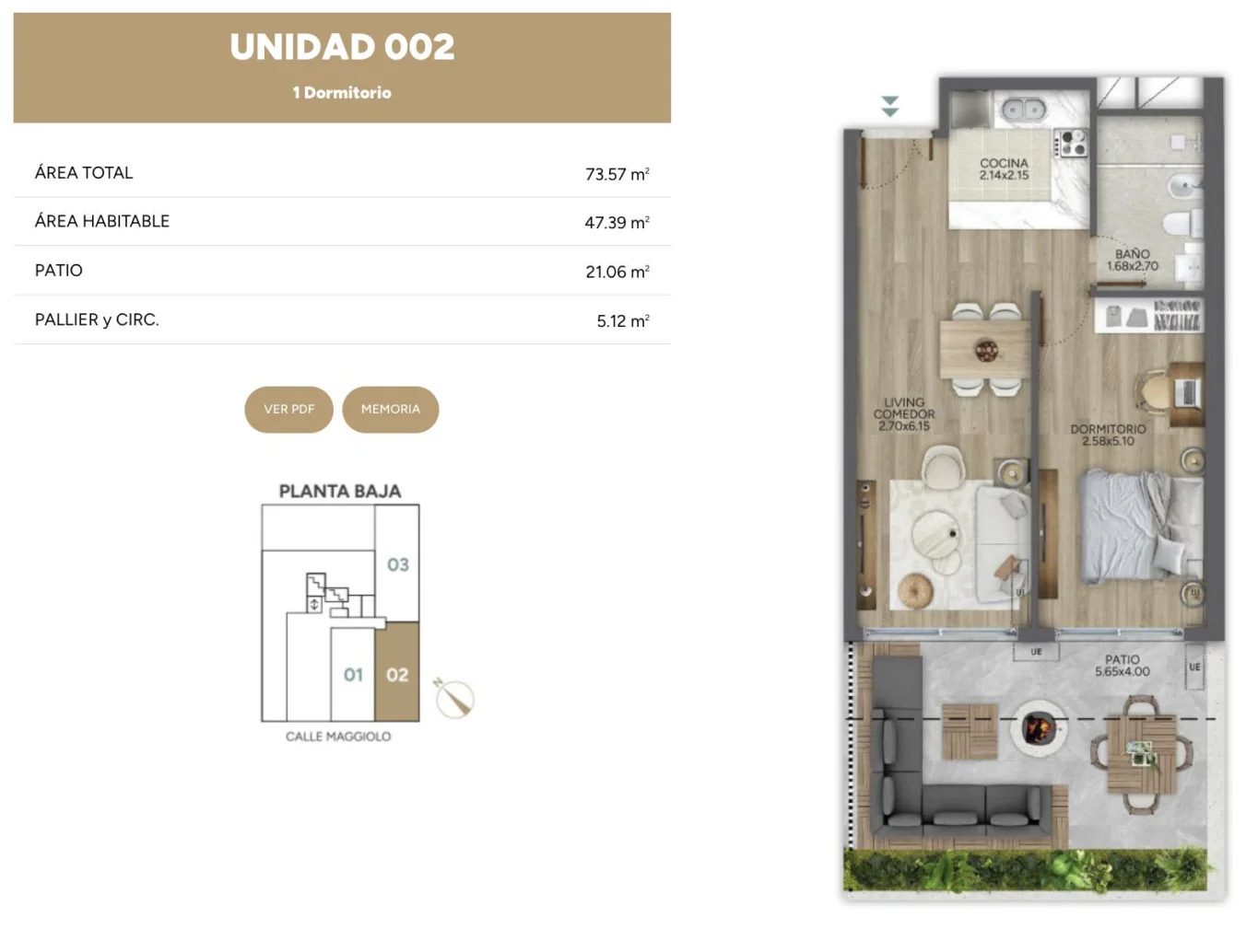 Apartamento en Parque Rodó, propiedad 297765 -Imagen 2
