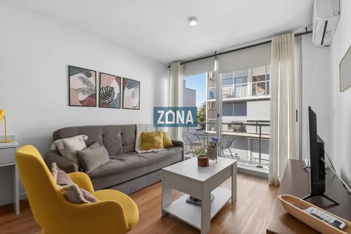 Apartamento en alquiler amueblado y equipado en Pocitos 1 dormitorio