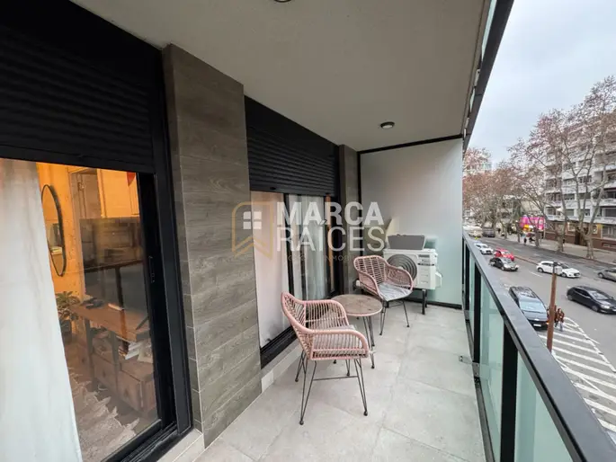 Alquiler Divino Apartamento 1 Dormitorio Amoblado con Balcón al Frente Pocitos