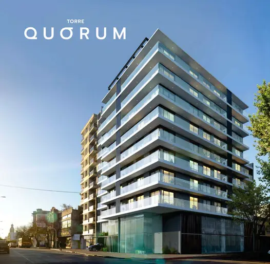 Venta Apartamento a estrenar en Aguada Torre Quorum 2 Dormitorios Terraza
