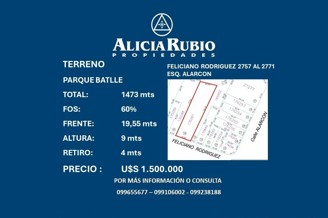 Terreno en Parque Batlle, propiedad 103754 -Imagen 1