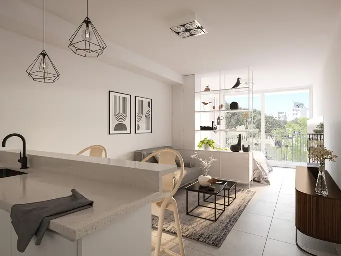 Venta apartamento 1 dormitorio con terraza-Punta Carretas-Entrega inmediata.Sin gastos de ocupación