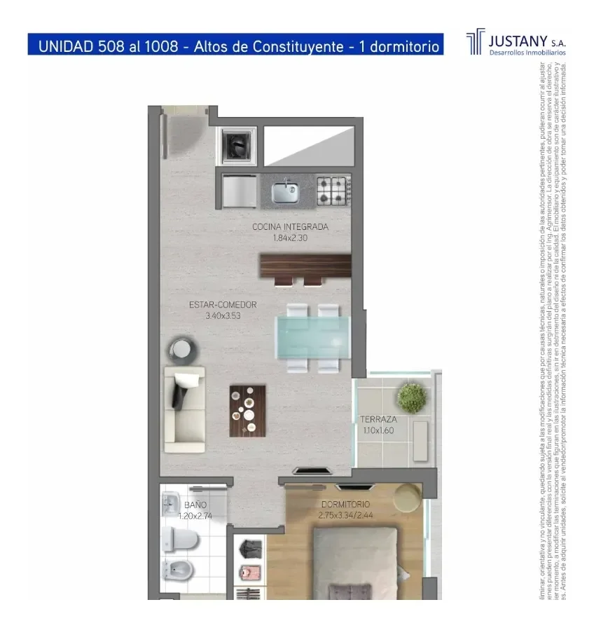 Apartamento en Centro, propiedad 303468 -Imagen 2