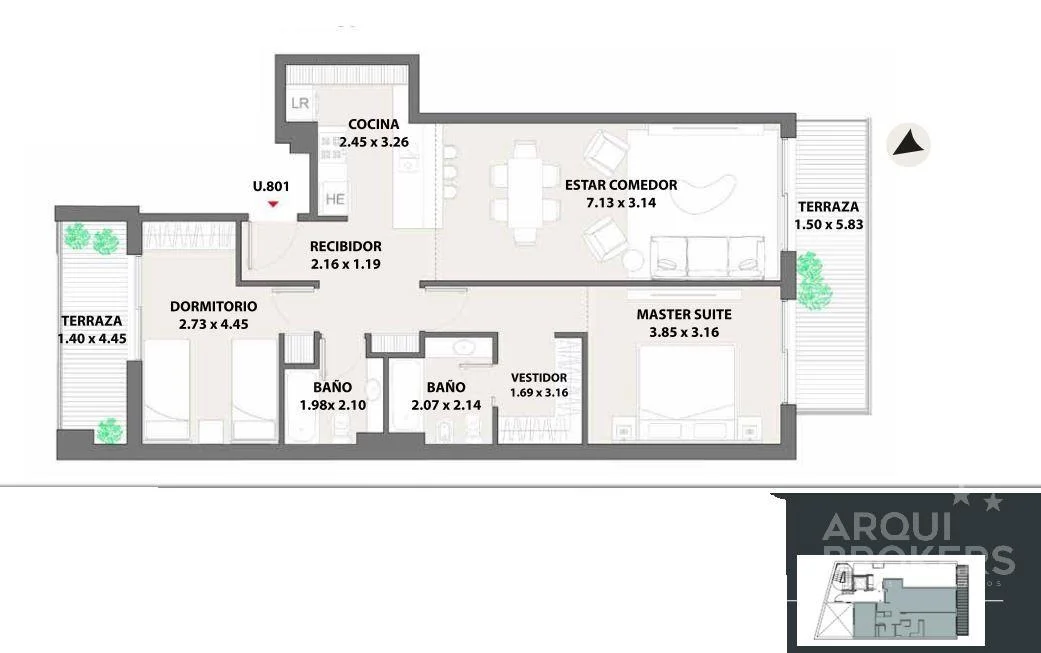 Apartamento en Punta Carretas, propiedad 166833 -Imagen 7