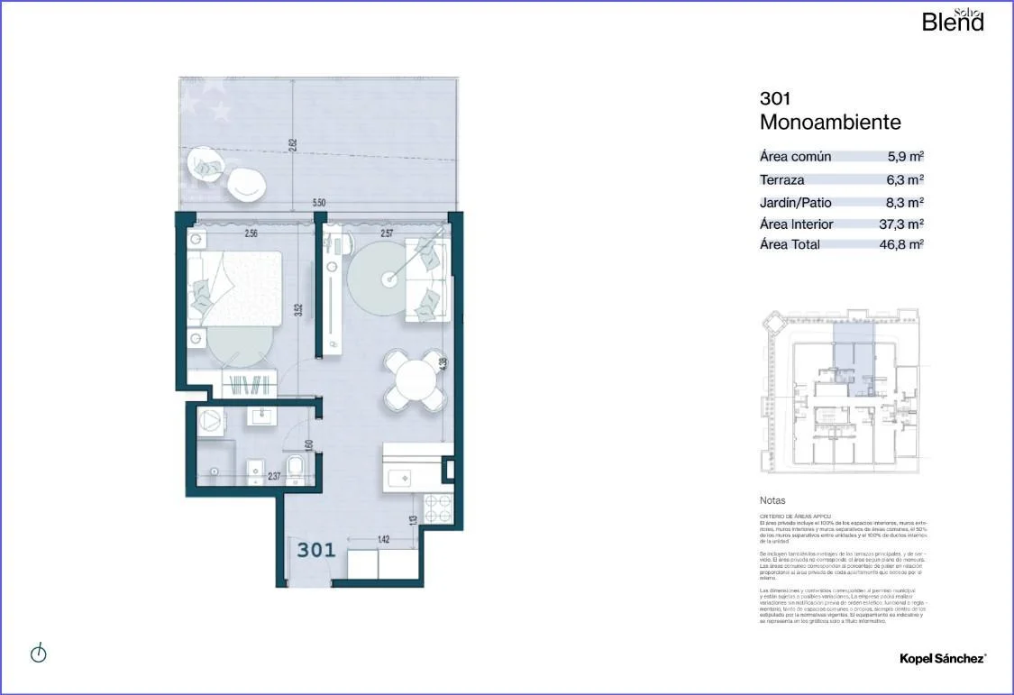 Apartamento en Palermo, propiedad 222636 -Imagen 6