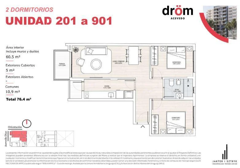 Apartamento en Cordón, propiedad 223389 -Imagen 4