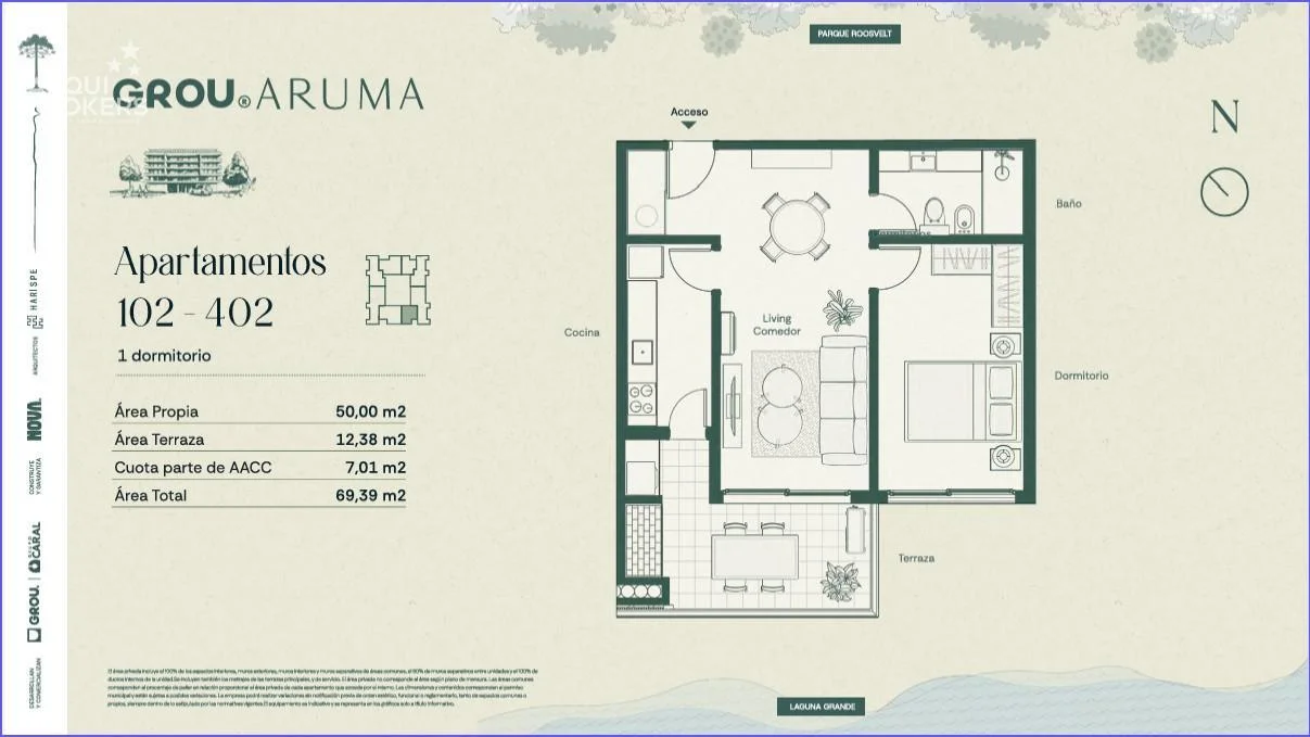 Apartamento en Parque Miramar, propiedad 269470 -Imagen 3