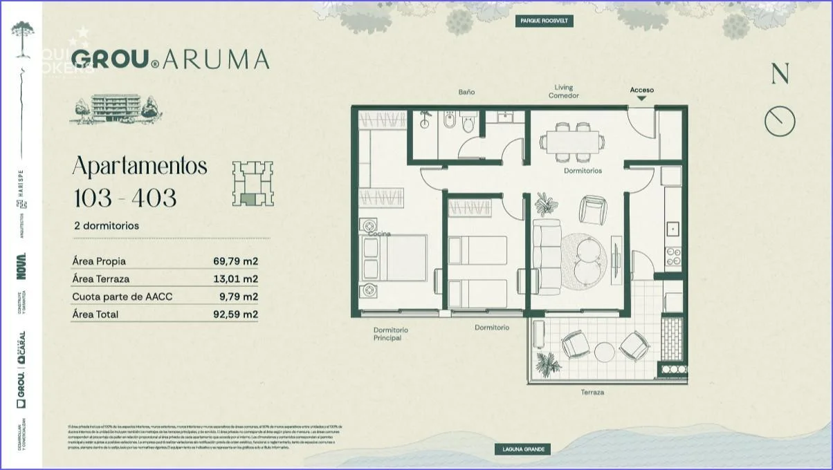 Apartamento en Parque Miramar, propiedad 269475 -Imagen 3
