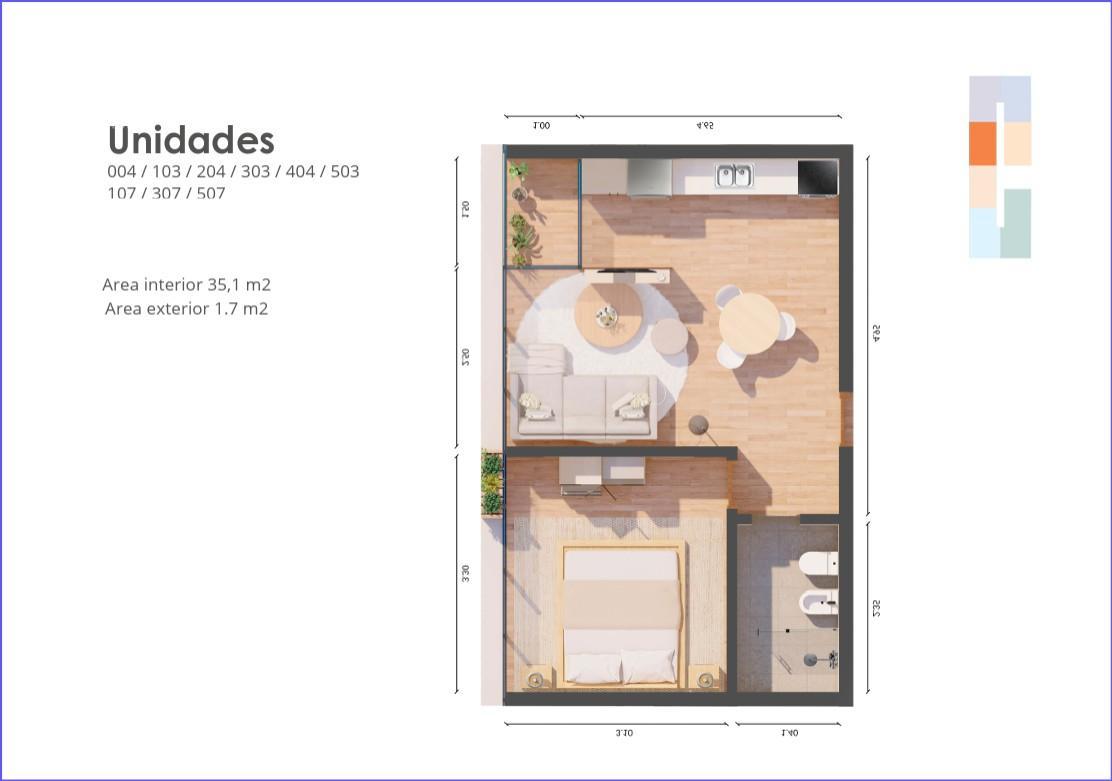 Apartamento en Playa Mansa, propiedad 271666 -Imagen 3