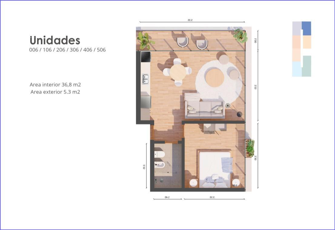 Apartamento en Playa Mansa, propiedad 271675 -Imagen 3