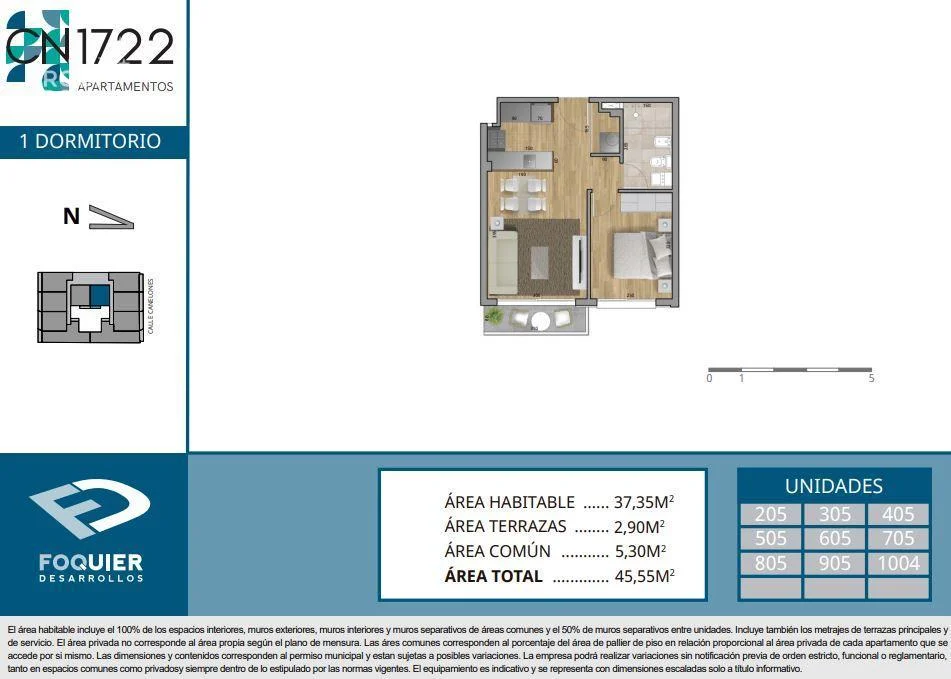 Apartamento en Cordón, propiedad 271692 -Imagen 3