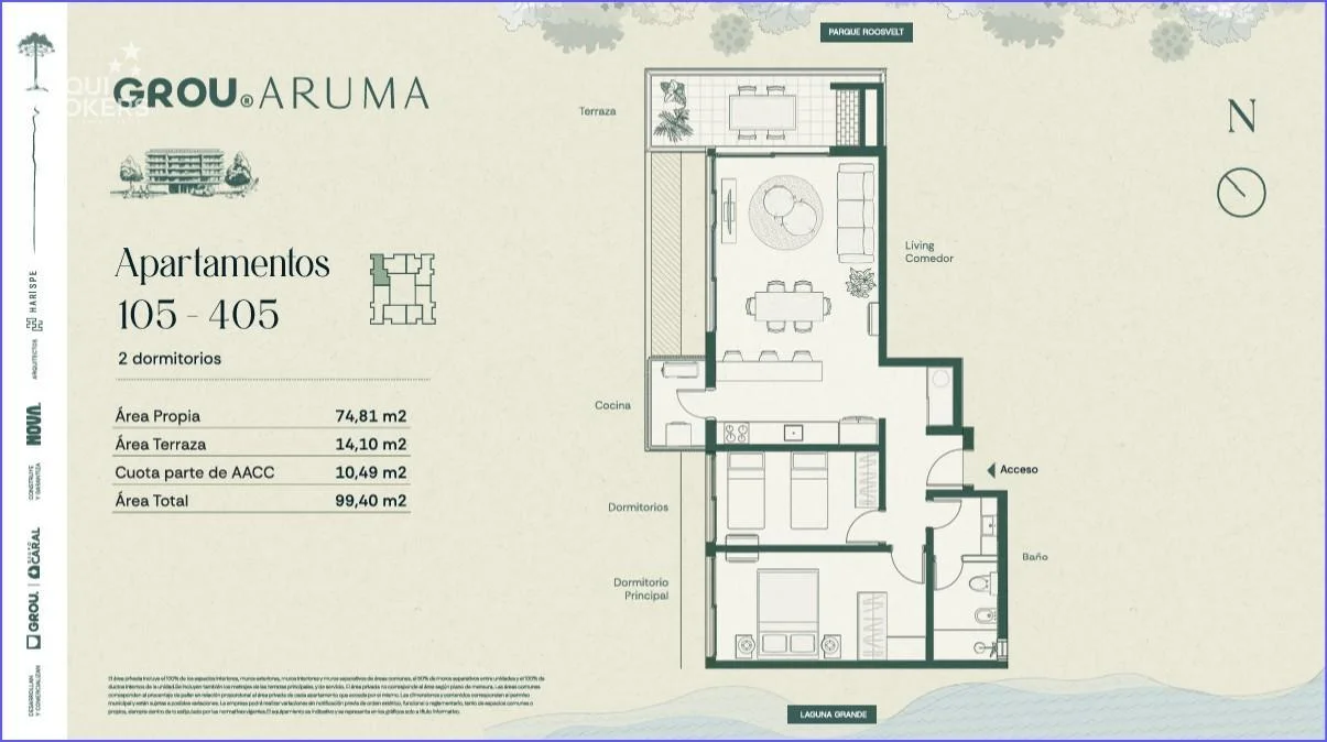 Apartamento en Parque Miramar, propiedad 271699 -Imagen 3