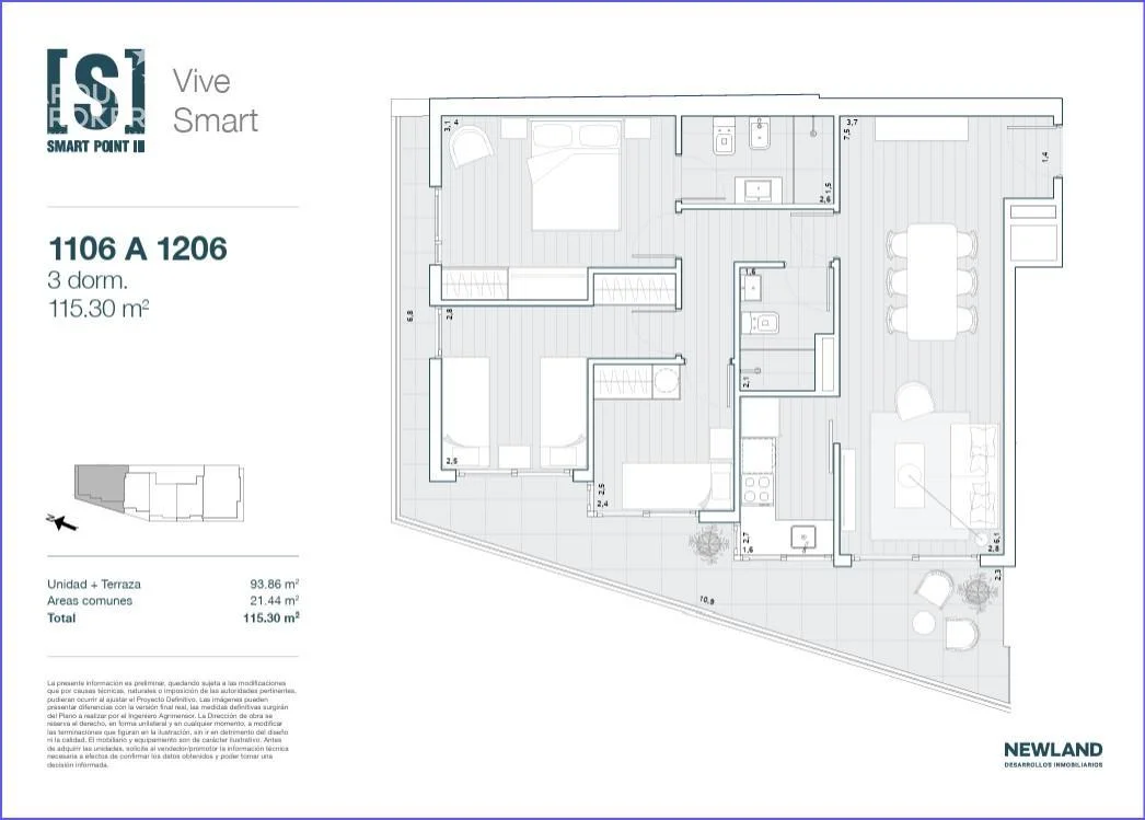 Apartamento en Tres Cruces, propiedad 272627 -Imagen 12