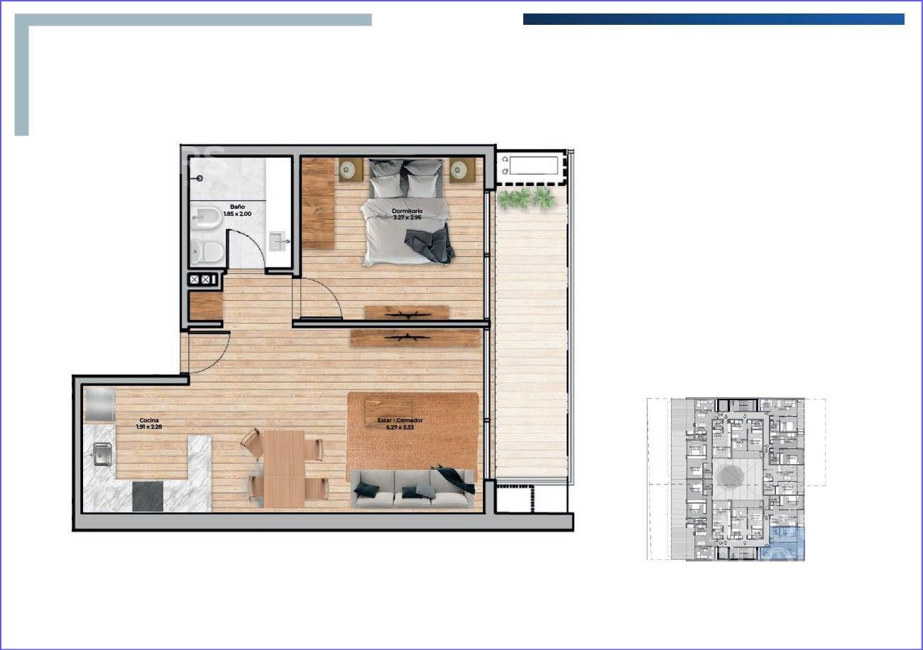 Apartamento en Pocitos Nuevo, propiedad 272766 -Imagen 4