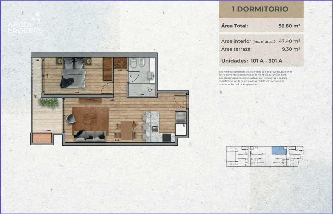 Apartamento en Punta Carretas, propiedad 272865 -Imagen 2