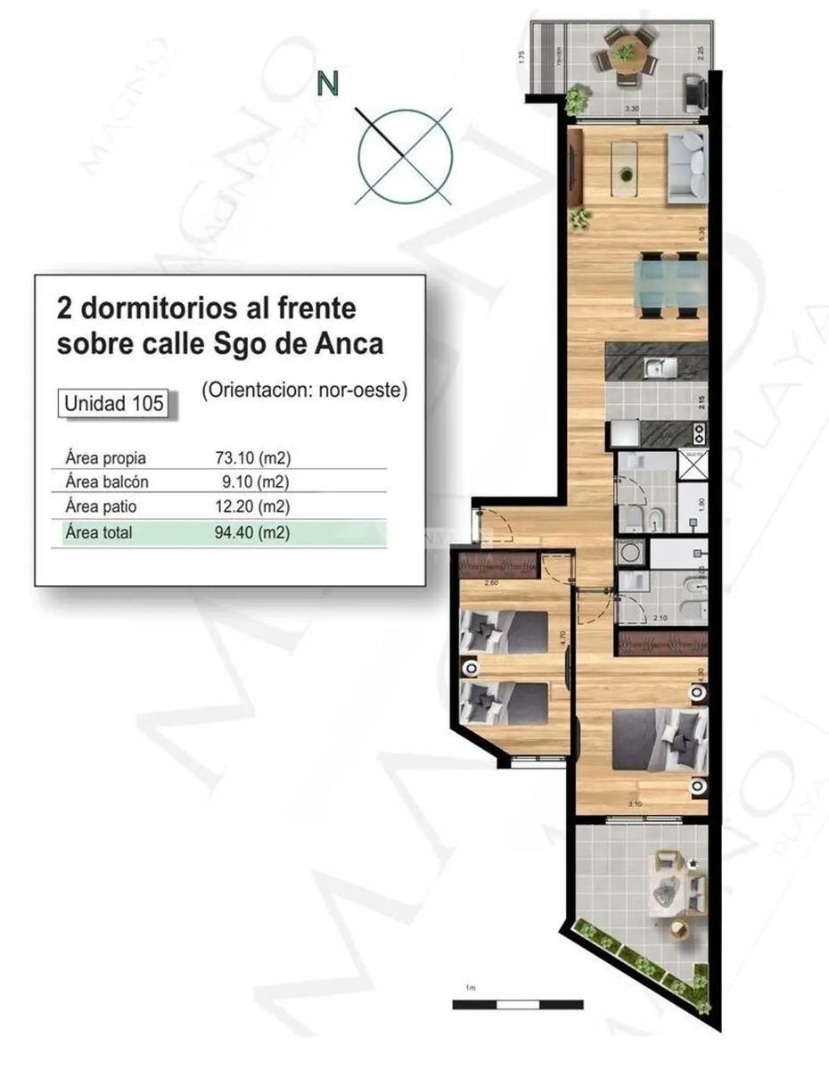 Apartamento en Malvín, propiedad 272867 -Imagen 2