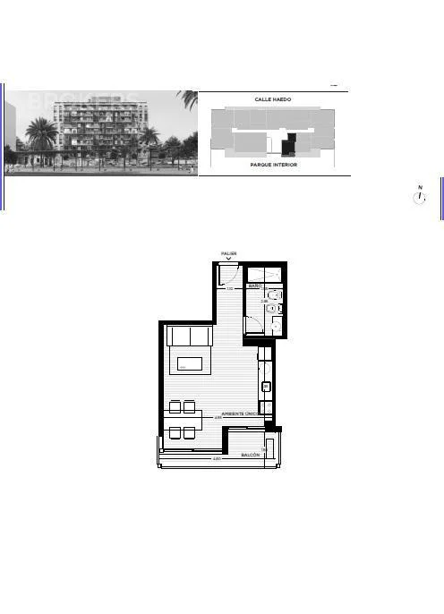 Apartamento en Tres Cruces, propiedad 273011 -Imagen 15