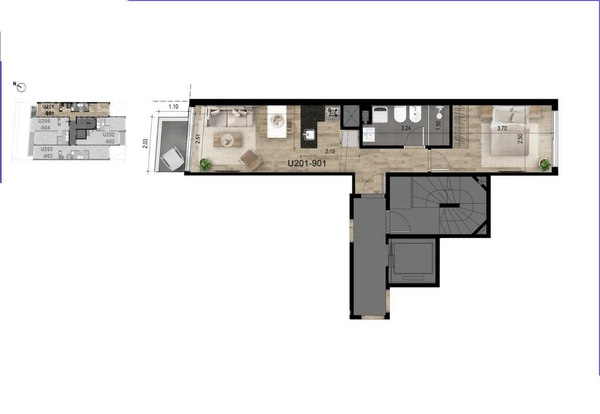 Apartamento en Centro, propiedad 273173 -Imagen 2