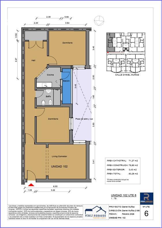 Apartamento en Tres Cruces, propiedad 273192 -Imagen 2