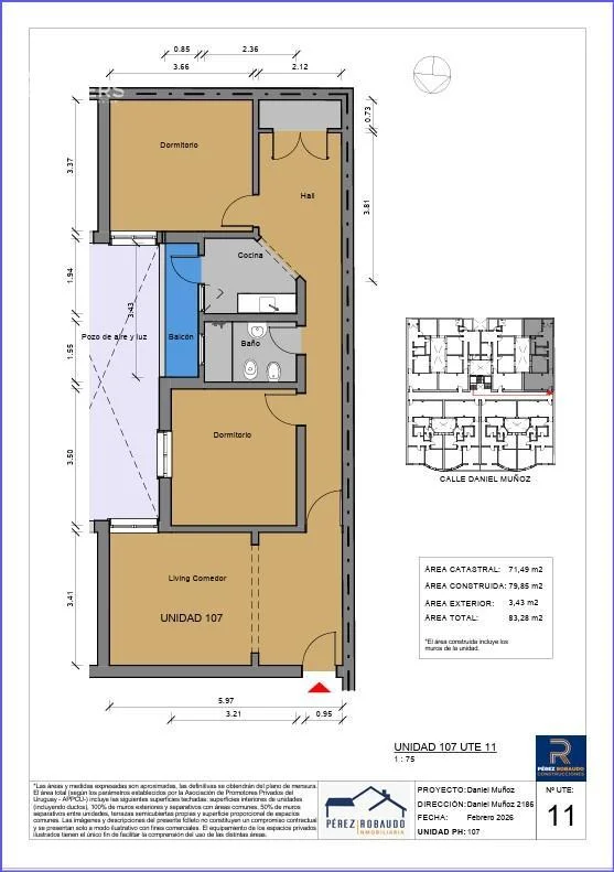 Apartamento en Tres Cruces, propiedad 273204 -Imagen 4