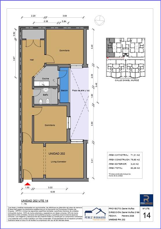 Apartamento en Tres Cruces, propiedad 273205 -Imagen 2