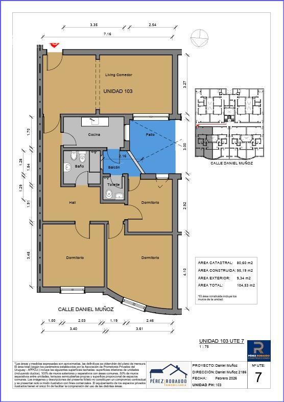 Apartamento en Tres Cruces, propiedad 273208 -Imagen 2