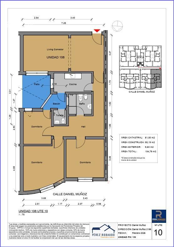 Apartamento en Tres Cruces, propiedad 273213 -Imagen 2