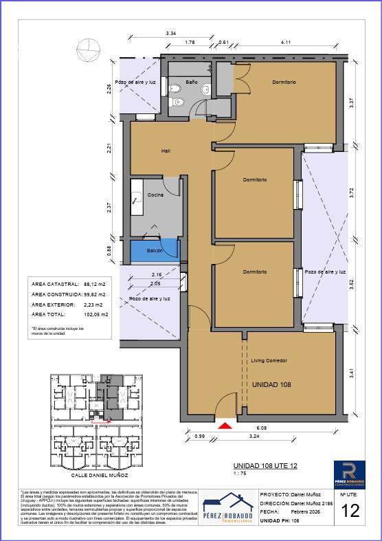 Apartamento en Tres Cruces, propiedad 273217 -Imagen 3
