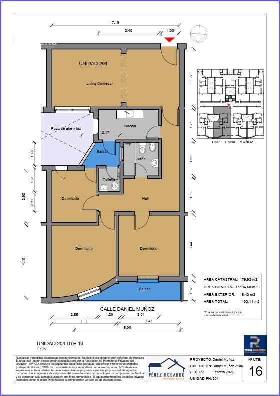 Apartamento en Tres Cruces, propiedad 273220 -Imagen 2